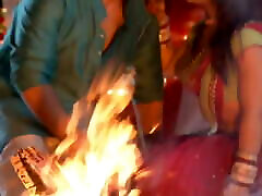 Ankita Sharma and Agam – Hot violet starr 3 sax desi romantic saree scene
