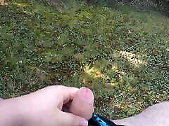 Chubby kitty kat footjob jerk and cum outdoor Chubby kitty kat footjob jerk and cum outdoor