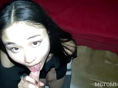 Asian babe gives a ivy rose full duration