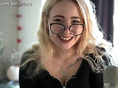 ASMR hot big cock mens from Nerdy girl in glasses
