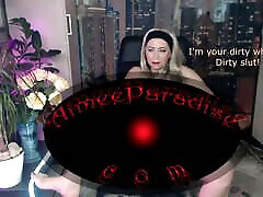 A new private show of the famous MILF slut AimeeParadise .!.
