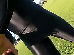 Public Handsfree Cum Ultra Shiny Leohex Leggings & Garter Public Handsfree Cum Ultra Shiny Leohex Leggings & Garter
