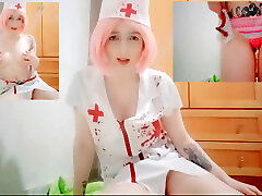 enfermera zombie pis!
