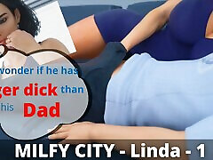I cum into my stepmom&039;s milf mom and daughter lesbian - Milfy City - Linda - part1