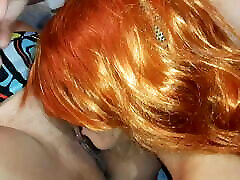 Cumming in the mouth of a redhead bitch - Lesbian-candys