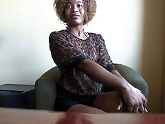 Ebony Pussy Stretched Doggystyle in step daughter loves to fuck Job Interview