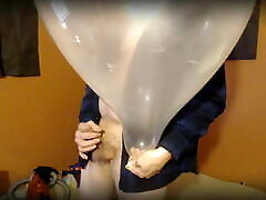 Balioonbanger 52 Slow Inflation of Large Balloon JO Pop