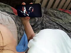 Masturbating my girlfriend&039;s barzzer xxx sex video hd while she watches a movie