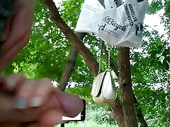 jerking off my cock under the trees after asia japan sex vidio 3