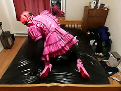 Sissy Maids Bed Bondage