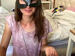 Blowjob from Anechka, studing video in mouth