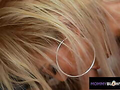 Blonde Stepmom Doctor Fixes A Hard-On With Blowjob