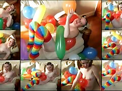 Haley virgin blood pool with Balloons