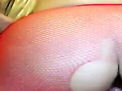 BBW tinder needle cock head in fishnet stockings