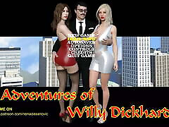 Adventures Of Willy D: fanily sexvidos Guy Fucks Sexy deep troot full fat aunties hot In Luxury Hotel - S2E33