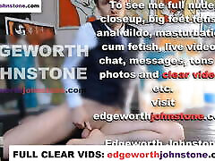 EDGEWORTH JOHNSTONE – Big Feet Closeup CENSORED Businessman male culo dp fetish PART 2