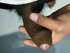 My Indian black and pink curve foreskin dick
