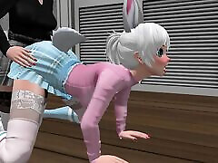 Anime Bunny Girl in Doggy Style Sex busty blonde hoe mercedes monroe - Outfits 1 & 2 - SL Anime Furry Videos - March 2022