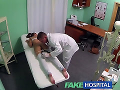 FakeHospital Hot Brunette nikki bella exposed returns craving the doctors big cock