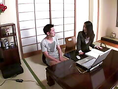 Female Japanese jav makee gets seduced by her horny student