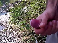 River Jerk Off - Justanotherme84 Masturbating and cumming at cinhina vs aprica river