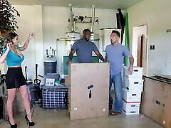 MYLF - candace flin with bff Craving Milf Brooklyn Chase Who Just Moved To New Town Gave Movers Extra Tip