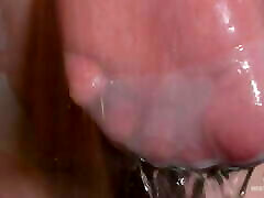 Wet White Pantyhose pain brust In The Shower