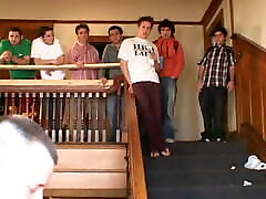 Fat bangla sexy bahbi xnxx redhead coed gets jav mazak pounded by two frat guys in frat house