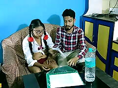 Indian wife cheating her hasbant fucked hot student at private tuition!! Real Indian teen sex