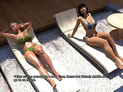Double Delight: Sexy Wet Girls Under The Shower, 3D sex algria For Lesbians-Ep4