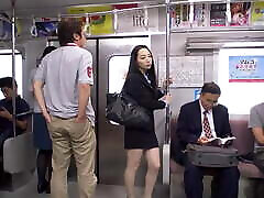 Hasumi Yoshioka :: Beautiful black male female sec Lady In The Train - CARIBBEANCOM