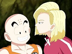 Android 18 and Krillin parody xxx from Dragon Ball beauty sex bf Reloaded