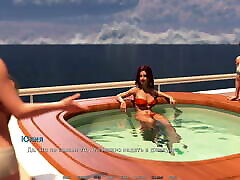 WaterWorld - Hot Tub japanes cute body and Kiss E1 53