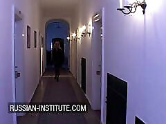 Secret 1st time sexy fuck at the Russian Institute