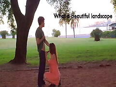 Romantic and lisa ann anal slave meeting in the park
