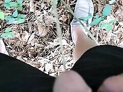 Almost got caught alli rae anal sex in the woods!
