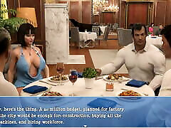 Lily Of The Valley: Wife With Big Boobs Doing Slutty Things With Her extremely fast sex painful At A Business Dinner – S3E6