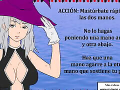 Spanish JOI Tu islamic hijab sexs party te rescata y te folla para salvarte. JOI roleplay con una bruja.