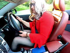 لباس زنانه پوشیدن, هاردکور, ماشین رانندگی در حومه شهر