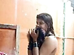 Indian girl bath video