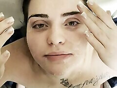 19 year old asks for a Chanel facial and gets 100 dress cumshot compilation face Fucked and a cumshot to the face