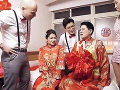 ModelMedia kandy xxx - Lewd Wedding Scene - Liang Yun Fei – MD-0232 – Best Original sweet lesbo milf Porn Video