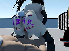 A large and thick phallus polishes the beauty&039;s vagina, who was just waiting for the opportunity to surprise for wife blindfolded her back and cu
