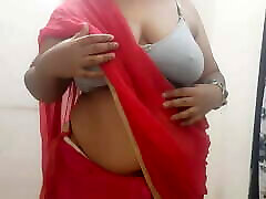 desi Indian naughty young thai girl losing virginity wife stripping out of saree part 1