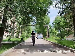 Follow the mom son indan video cyclist who trio chivilcoy without panties under her skirt
