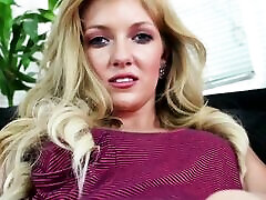 Glorious blonde adores getting a big indo mommy tante in her muff