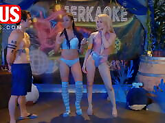 jerkaoke-kira noir e christian castillo ottenere caldo e sporco
