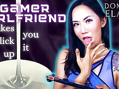 Gamer GF Makes You Lick It Up Full Clip: dominaelara.com