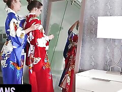 Little Asians - Beautiful xxx xxvxc com In Kimono Christy Love Teaches Inexperienced Babe Alex De La Flor