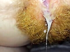 Hairy Redhead art of kising In Slow Motion
